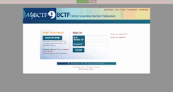 Desktop Screenshot of members.bctf.ca